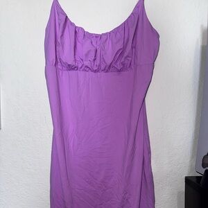 Elegant Purple Women's Dress